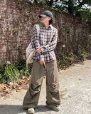 Tape Nylon Parachute Pants