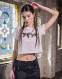 Melting Butterfly CROP TEE