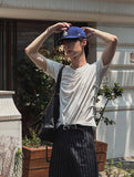 [LAN ARCHIVE] Side Shirring Short Sleeve T-Shirt