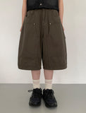 [unisex] Accorri Carpenter Pintuck Bermuda Pants