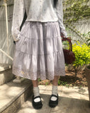 Taming Lace Midi Skirt