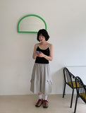 Nick Fue Lettering Color Matching Layered Sleeveless