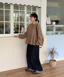 Koinu Raw Balloon Wide Non Fade Denim Pants