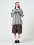 Nylon Parachute Cargo Bermuda Pants