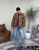 Minen cut wide denim pants