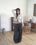 [MADE] Recall double pin tuck wide slacks pants