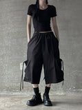 Cotton Cargo Bermuda Pants