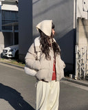 Fogle Half Moon Fur Cross Shoulder Bag