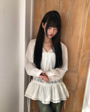 Ronew Frill Tiered Blouse