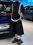 Buckle Bermuda Balloon Shorts