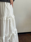 Mandto Summer Frill Tiered Long Skirt