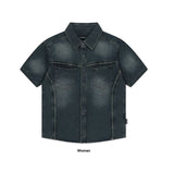DENIM HALF SHIRT