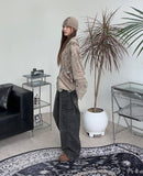 Leiden Pintuck Cargo Denim Pants