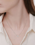 Essence Lab Diamond 14K(W) 0.3ct Solitaire Necklace
