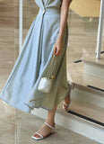 Miyan Summer Cool Shirt Long One Piece
