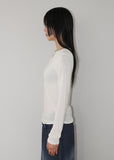 SILKY ROUND SLEEVE T