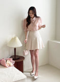 Rubille Collar See-through Frill Blouse