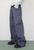 VINTAGE DYEING ZIPPER PANTS