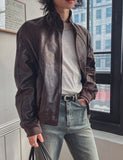Ito Two Way Crack Leather Jacket