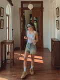 Chase Bohemian Short denim pants