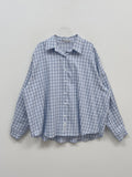Vine Tartan Check Loose-Fit Shirt