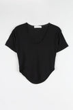 U-neck Slim T-shirt