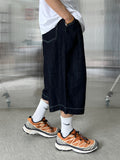 Linen Bermuda Denim Pants