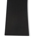 Bones black embo flare denim pants