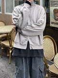 Pigment Ethnic Line Brushed Zip-Up