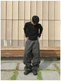Looker Shirring Cargo Cotton Pants