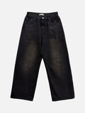 Cier Black Tin Washing Denim Pants