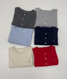 Sugar Symbol Round Neck Cardigan