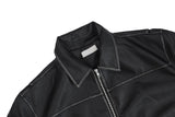 Peter Crop Leather Jacket