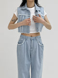 [unisex] Risk Vintage Wide Denim Pants