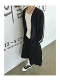Prat knit track cardigan