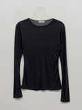 Feeling Tencel Round Neck T-shirt