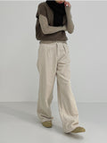 Slit Wool Turtleneck T-Shirt