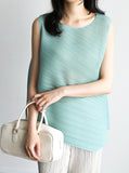 [Premium] Linea Pleats Unbalance Sleeveless Set