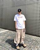 Cotton Two Tuck Bermuda Banding Pants