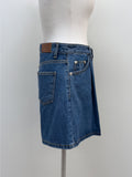 Culotte Wide Denim Shorts