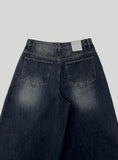 Cat Brush Washing Balloon Denim
