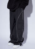 white line casual pants
