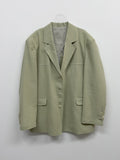 [summer] Rib pin tuck linen overfit jacket