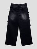 Buyer Parachute Black Blue Pocket Denim