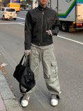 Military cut line cargo pants