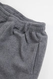 Cozy belted fleece jogger pants