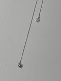 Heart Ball Drop Layered Necklace