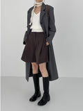 Lip pocket cotton shorts pants