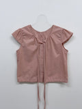 Yuke String Crop Blouse