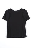 Layered short sleeve T-shirt